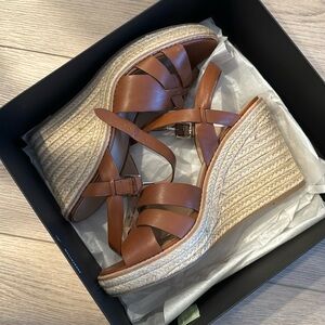 NEVER WORN Strappy Espadrille Sandals